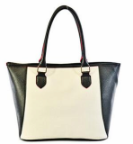 shopping pu leather tote bag
